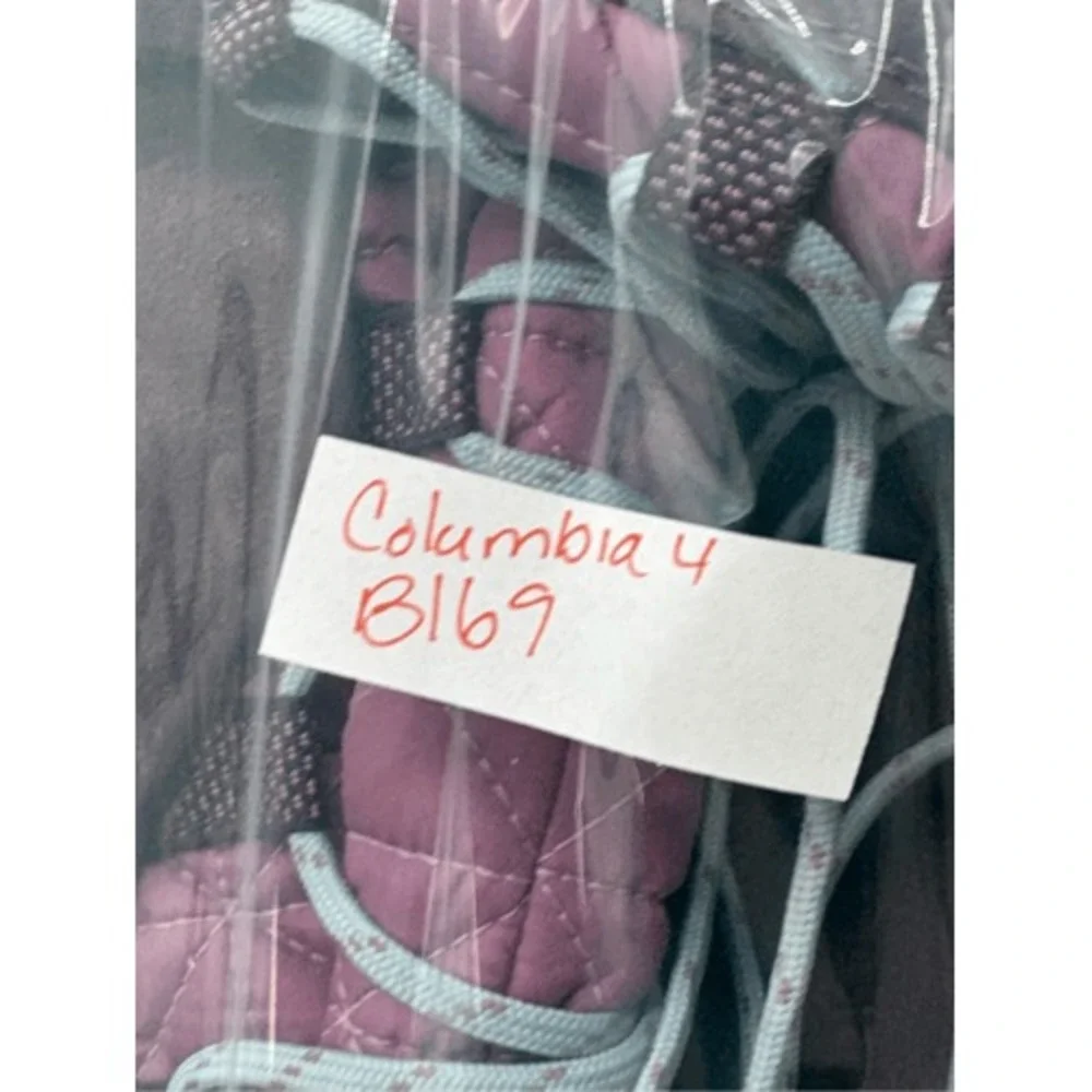Columbia Boots Waterproof Winter Tall Loveland Kids Girls 4 Purple Pink Lace‎ Up